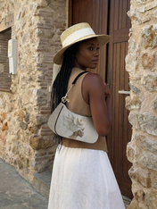 Ivory Blossom Demi Crossbody Bag QR0TV067
