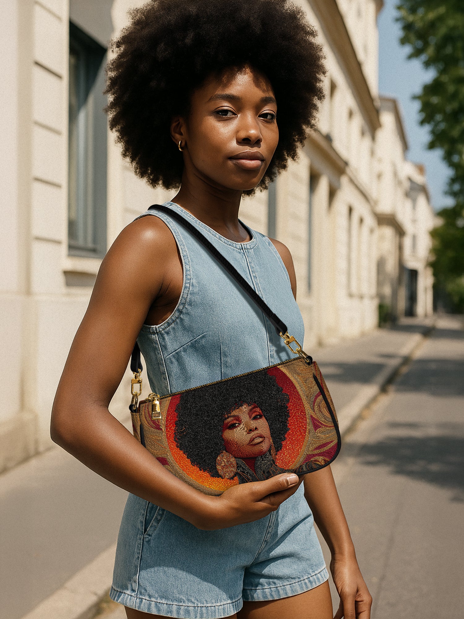 Melanin Muse Classic Zip Pochette QR0XD226