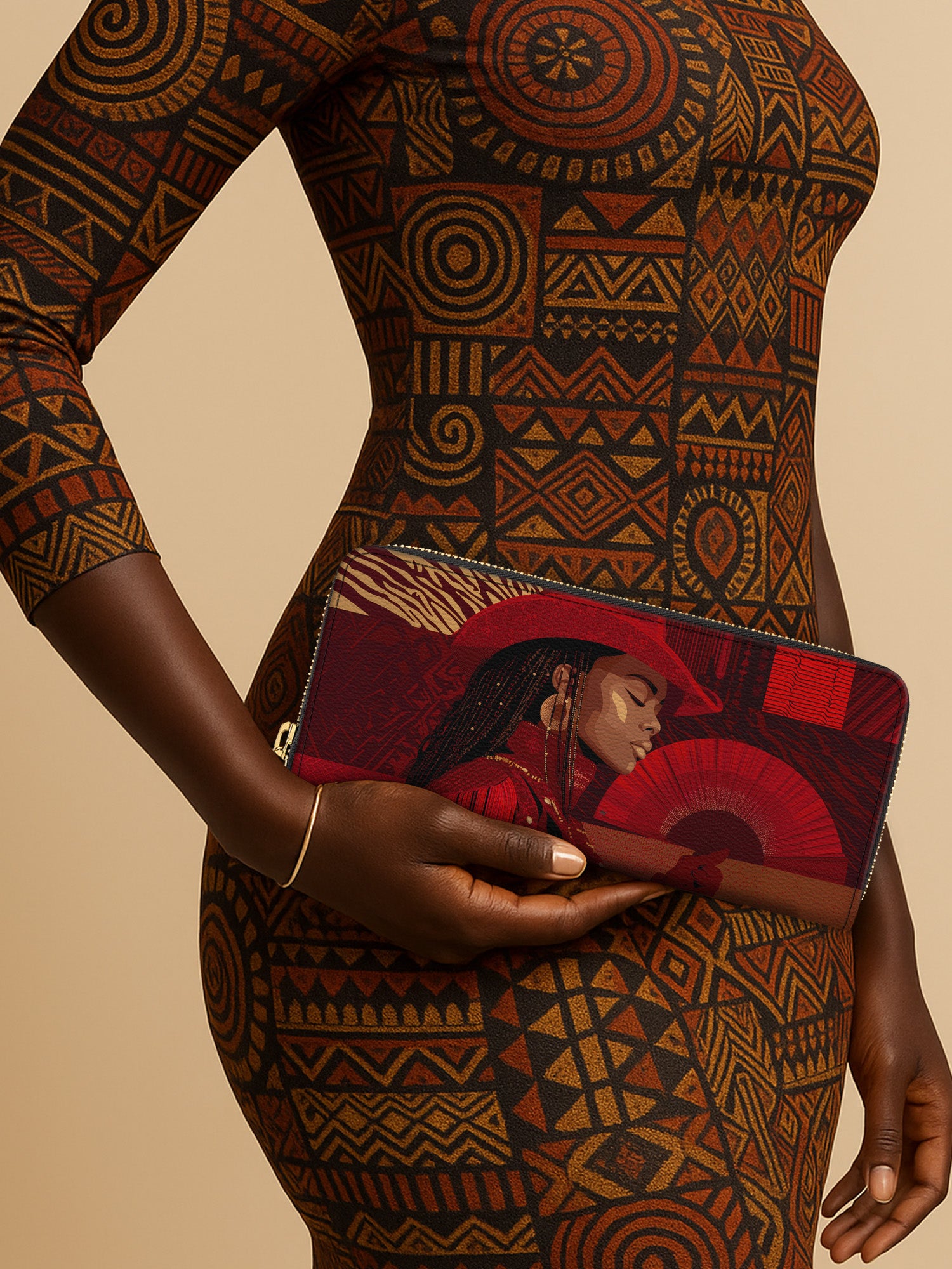 Dust Crowned Beauty Slimline Zippy Wallet QR0TD489