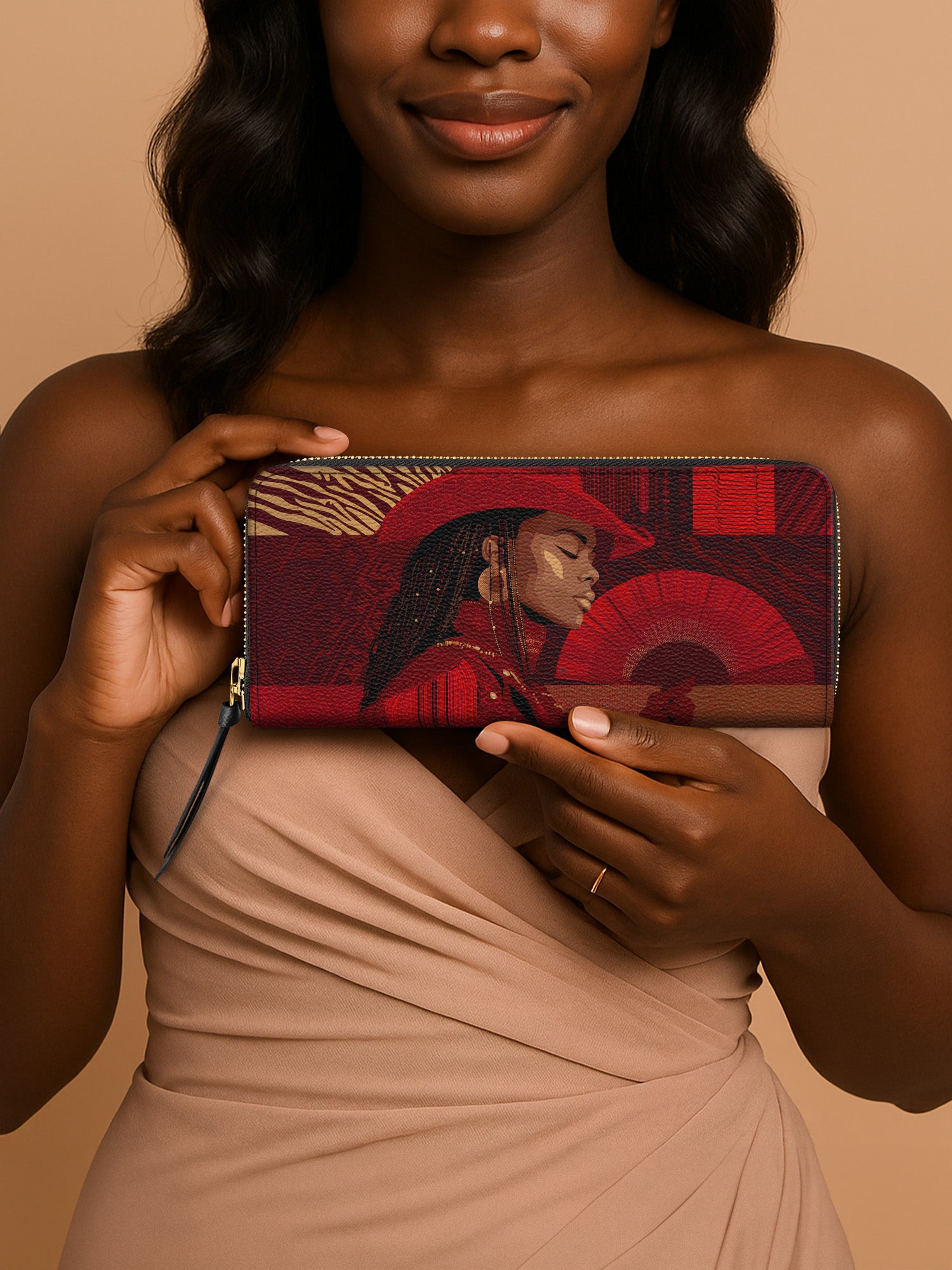 Dust Crowned Beauty Slimline Zippy Wallet QR0TD489