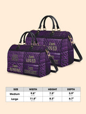 Resilient Spirit Leather Boston Bag QR0XD1049