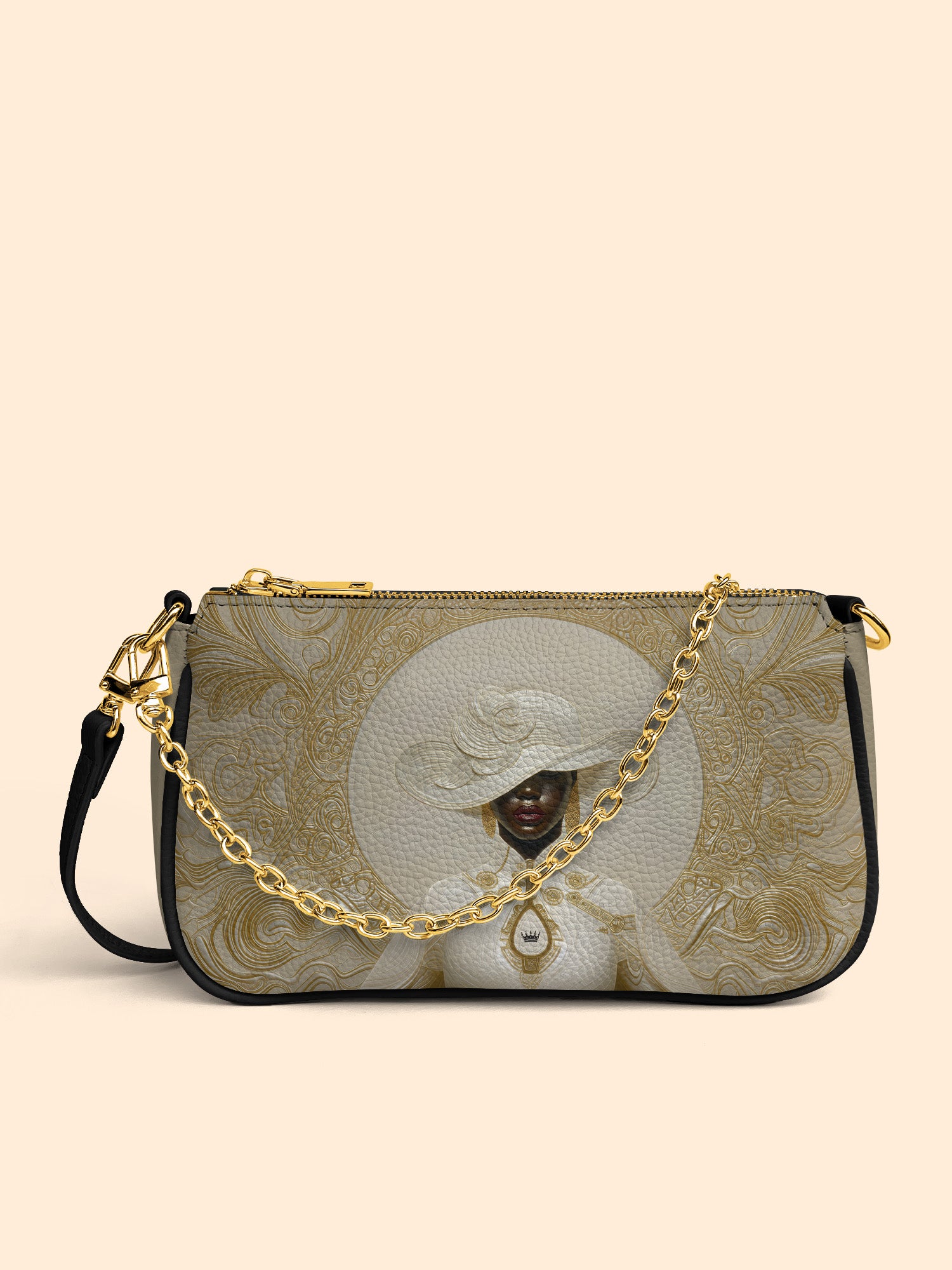 Heavenly Ivory Classic Zip Pochette QR0XD658