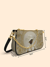 Heavenly Ivory Classic Zip Pochette QR0XD658