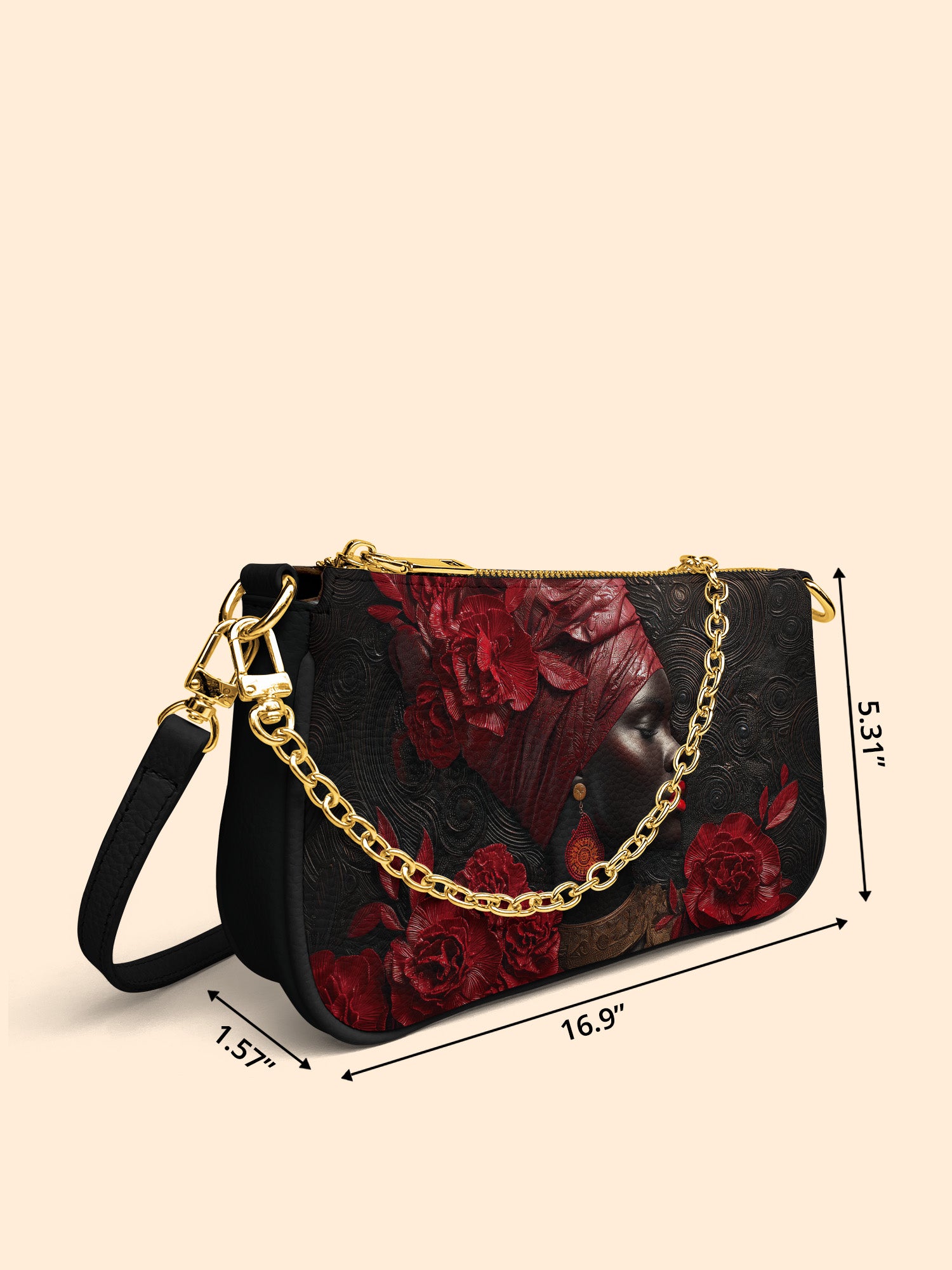 African Ardor Classic Zip Pochette QR0XD544