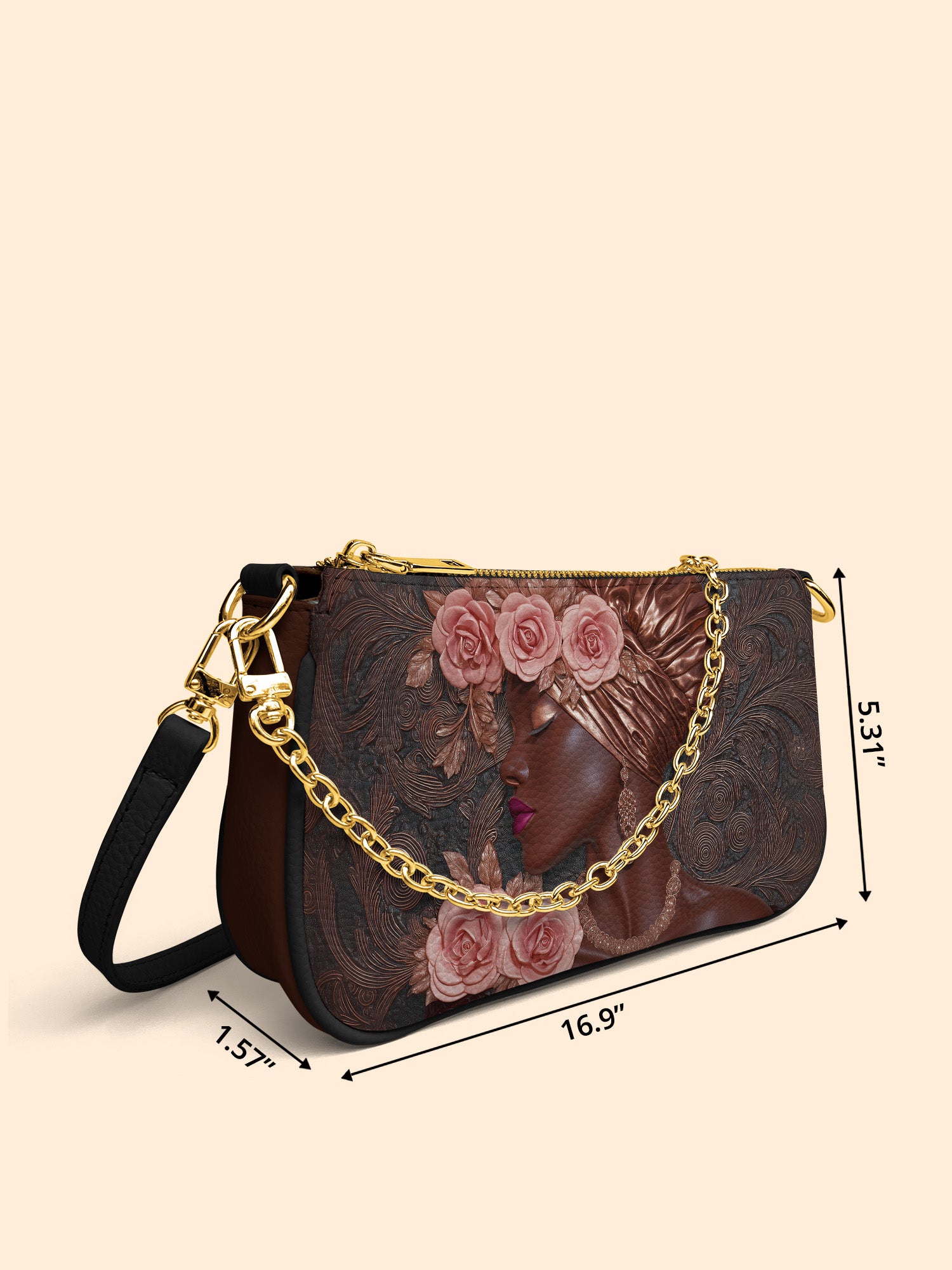 African Allure Classic Zip Pochette QR0XD541