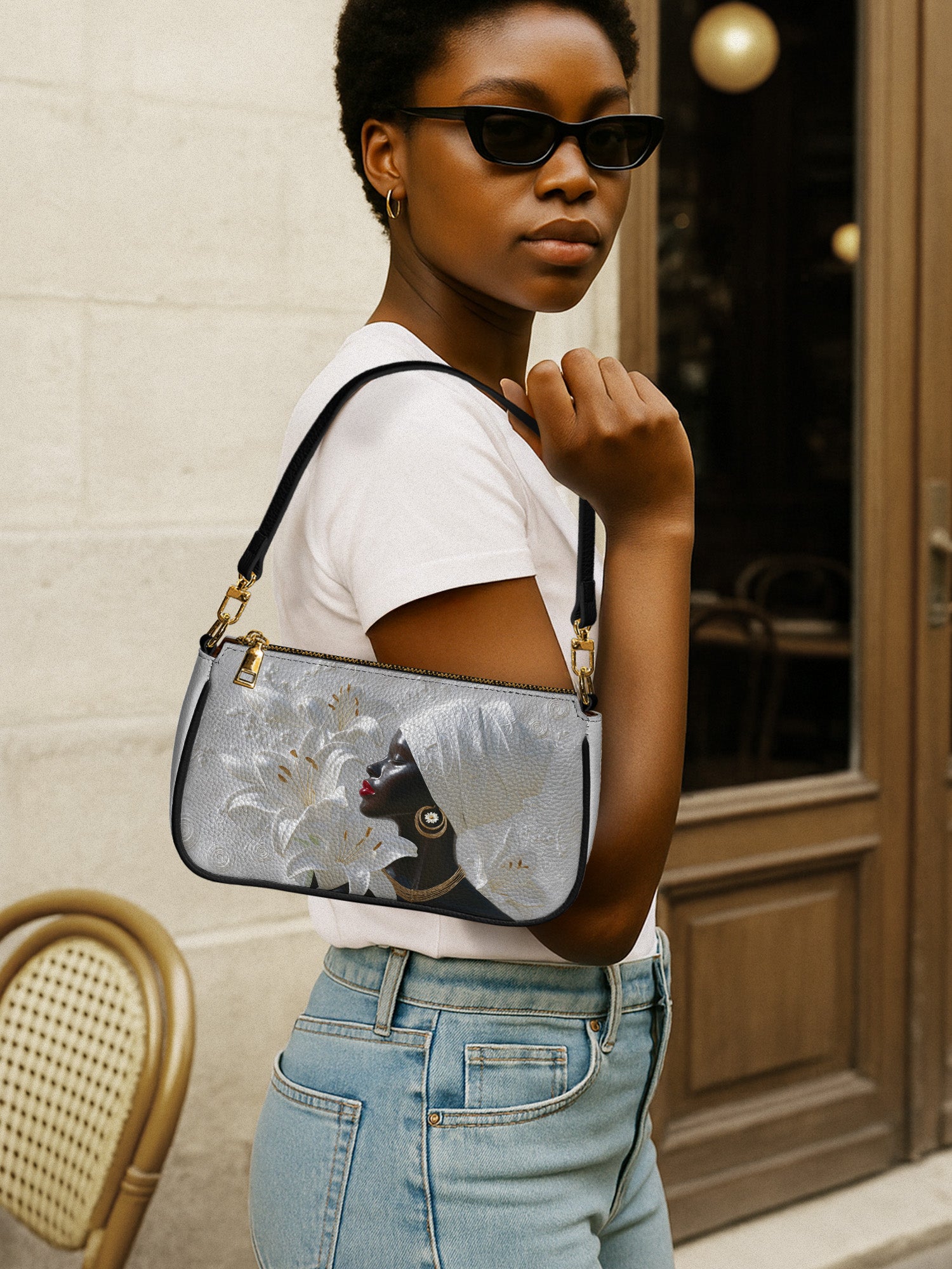 African Aureole Classic Zip Pochette QR0XD542