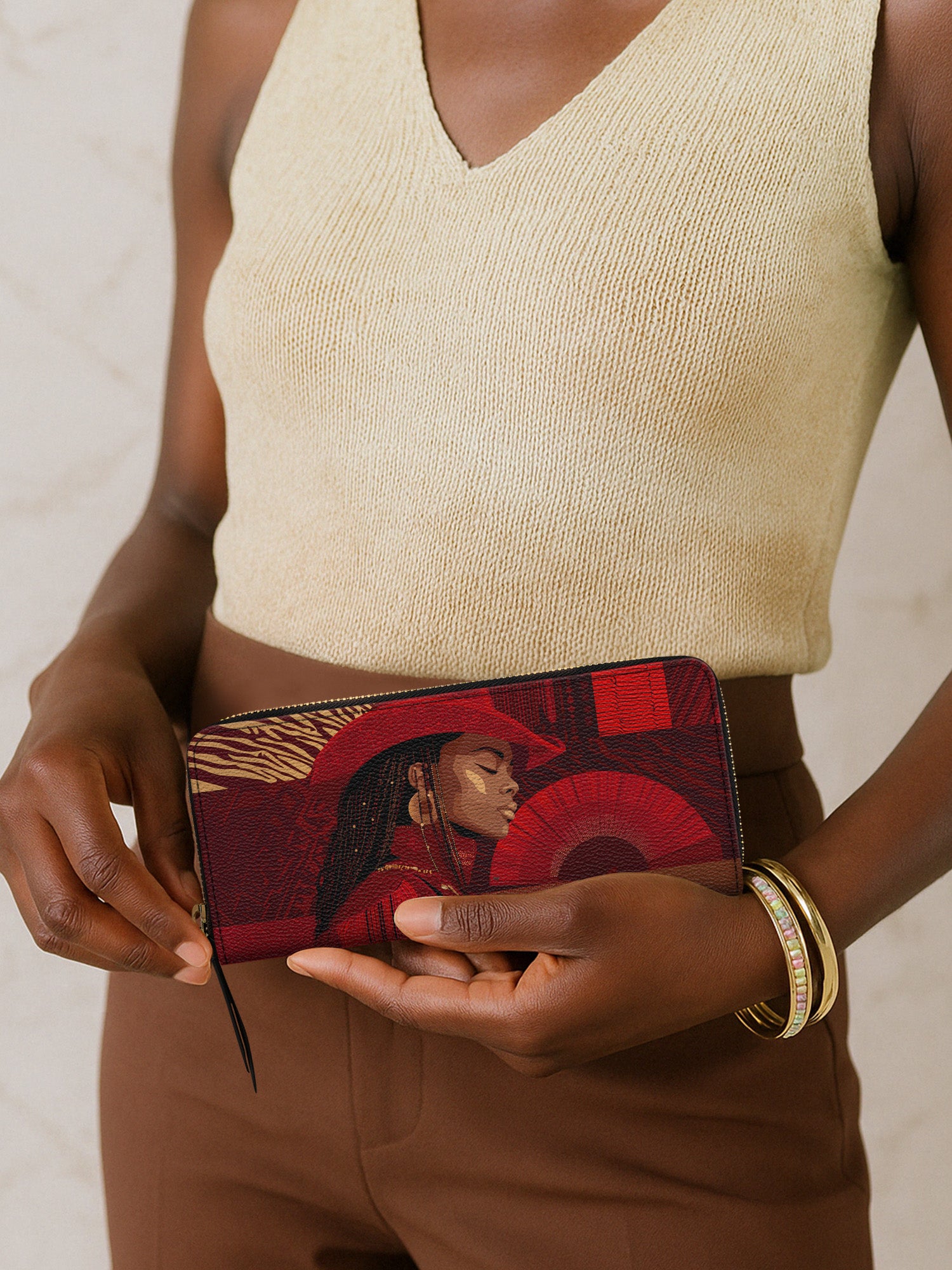 Dust Crowned Beauty Slimline Zippy Wallet QR0TD489