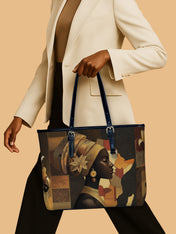 Scarlet Continent Leather Bucket Bag QR0XD785