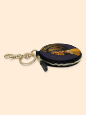 Sapphire Legacy Circular Coin Pouch Bag Charm QR0TV285
