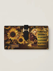Golden Warrior Tab Closure Wallet