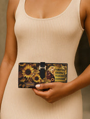 Golden Warrior Tab Closure Wallet