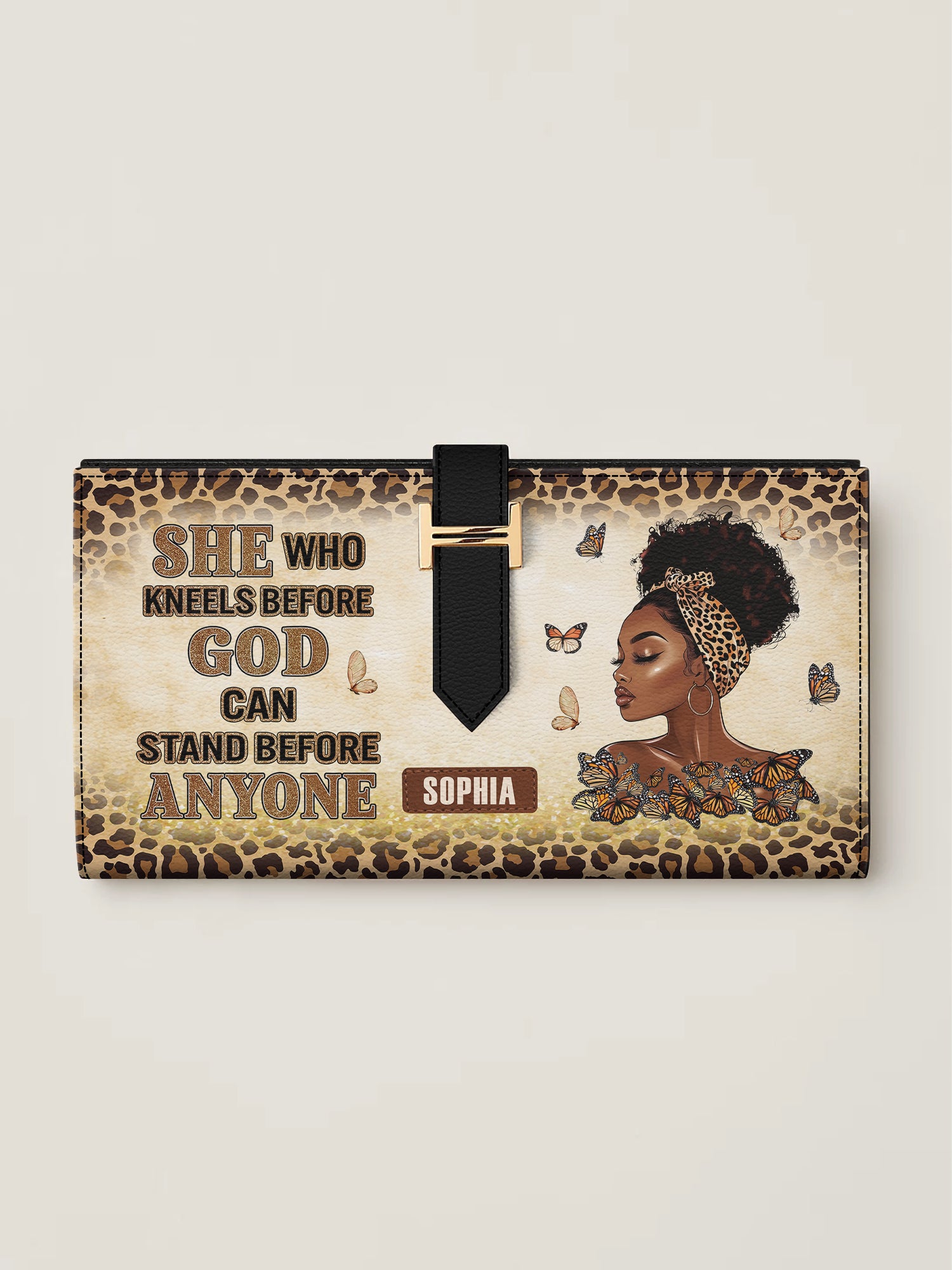 Faithful Queen Tab Closure Wallet