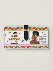 Black History Power Tab Closure Wallet