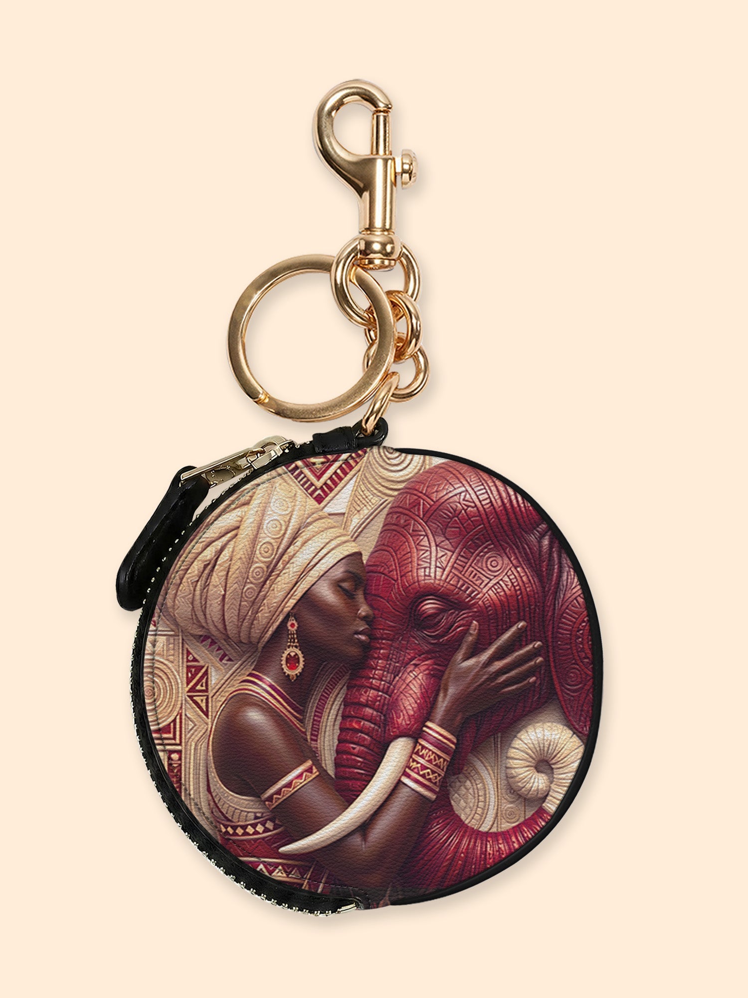 🎁 Walk in Strength Circular Coin Pouch Bag Charm QR0XD300 (100% off)