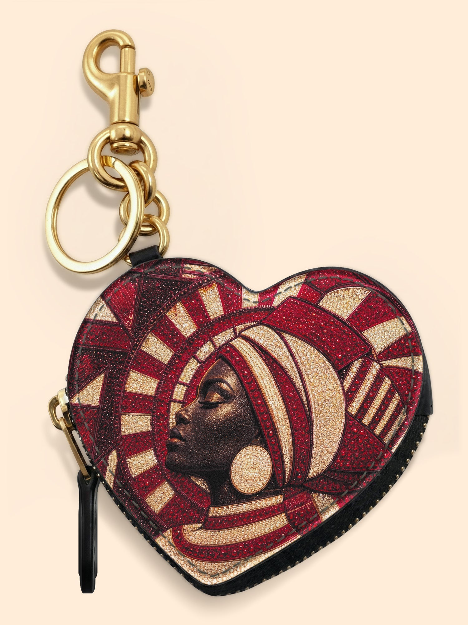 🎁 Torch Bearer Heart Coin Pouch Bag Charm QR0XD400 (100% off)