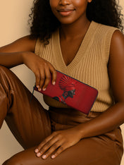 Imperial Flame Slimline Zippy Wallet QR0XD671