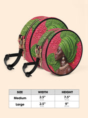Divine Green Circle Crossbody Bag QR0TD705