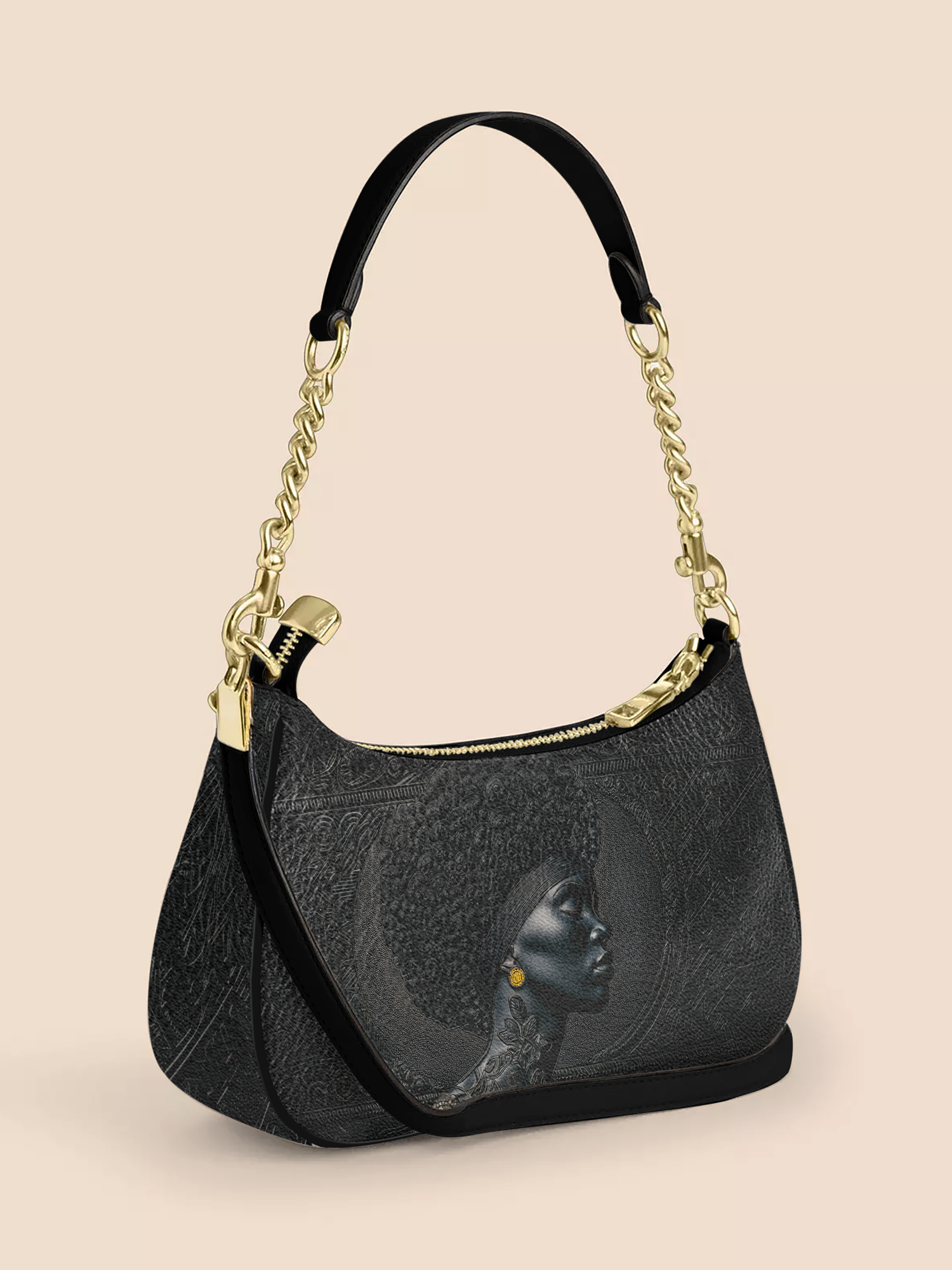 Crowned In Onyx Demi Crossbody Bag QR0XD119