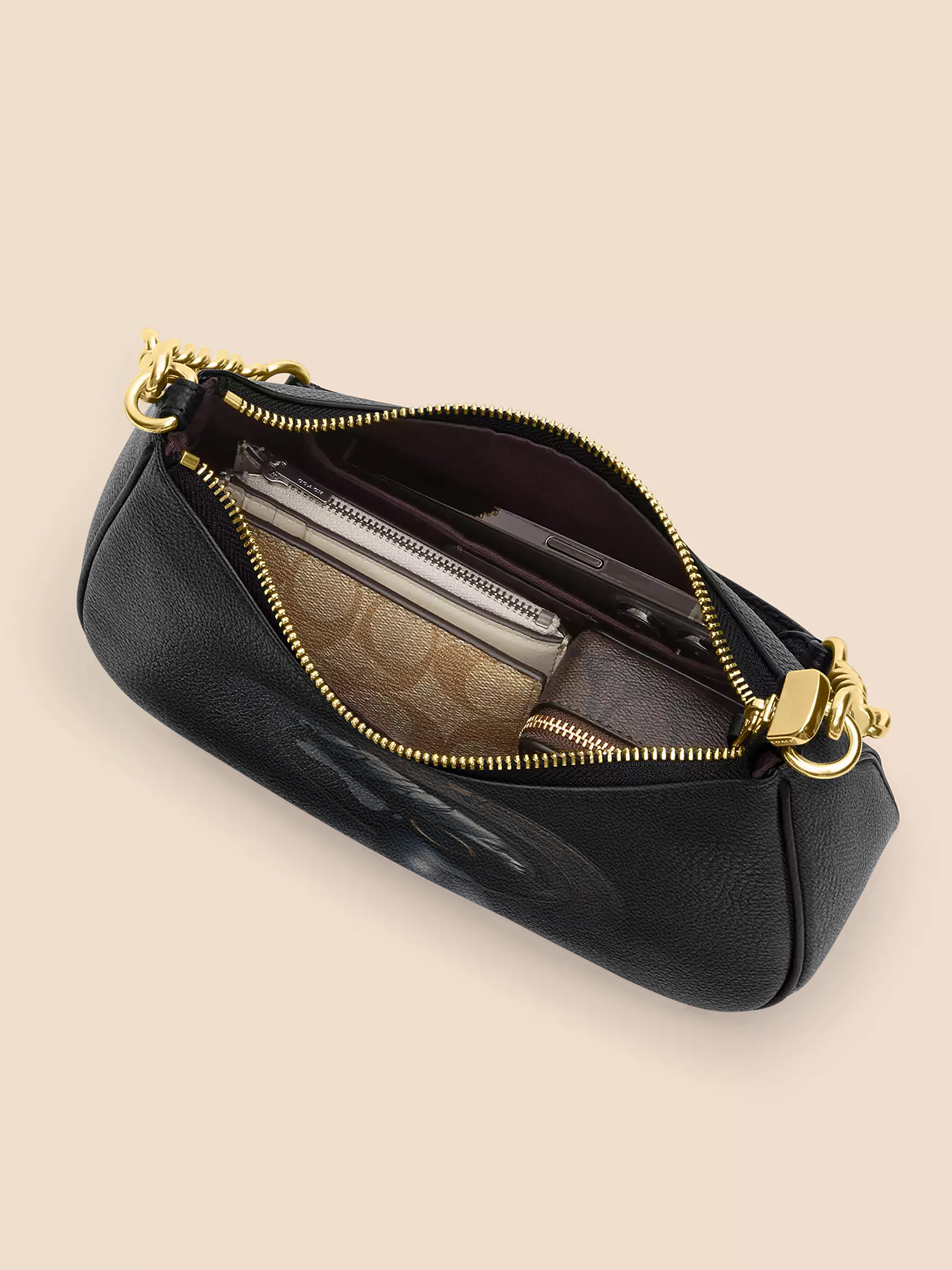 Pure Ebony Demi Crossbody Bag QR0TD287