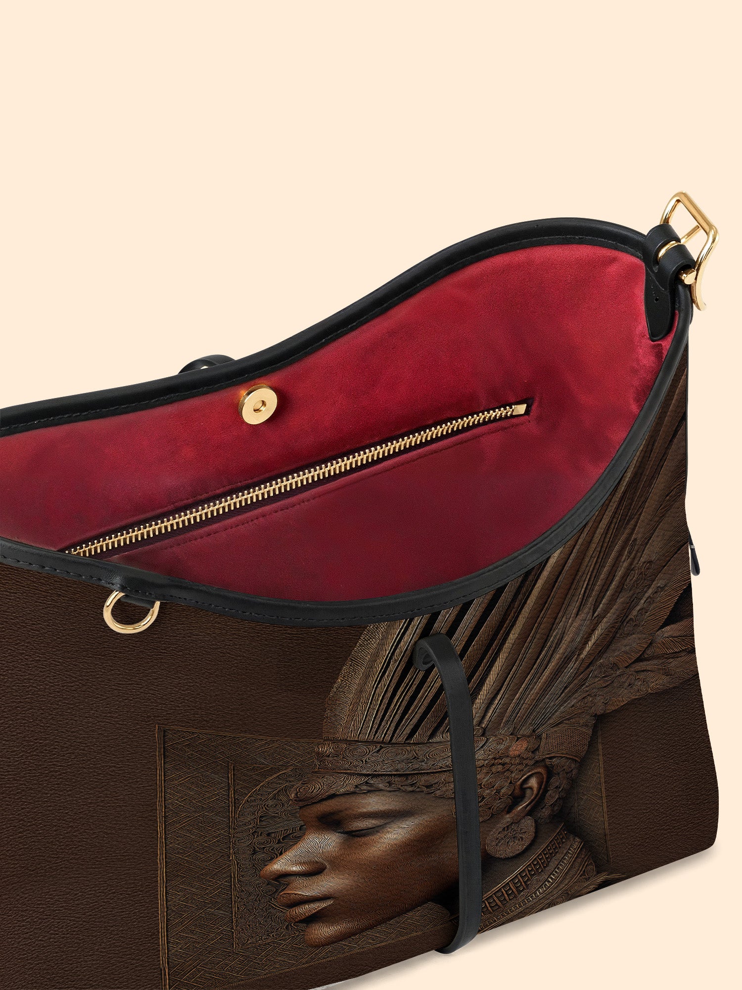 Back To Africa V1 Bowline Hobo Bag QR0XD730