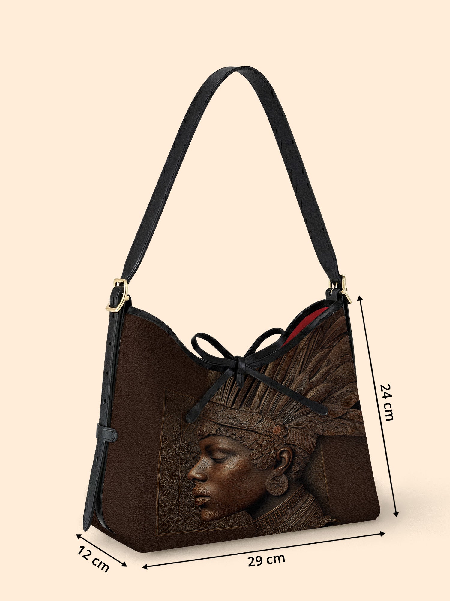 Back To Africa V1 Bowline Hobo Bag QR0XD730