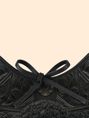 Crowned In Onyx Bowline Hobo Bag QR0XD119