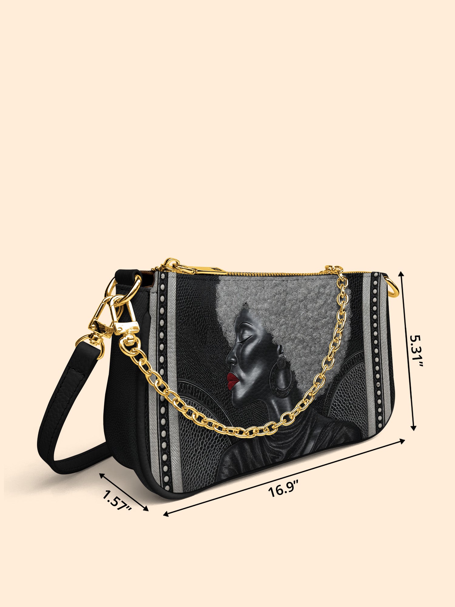 Silver Crown Matriarch Classic Zip Pochette QR0XD1034