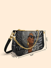 Midnight Zebra Classic Zip Pochette QR0TV259