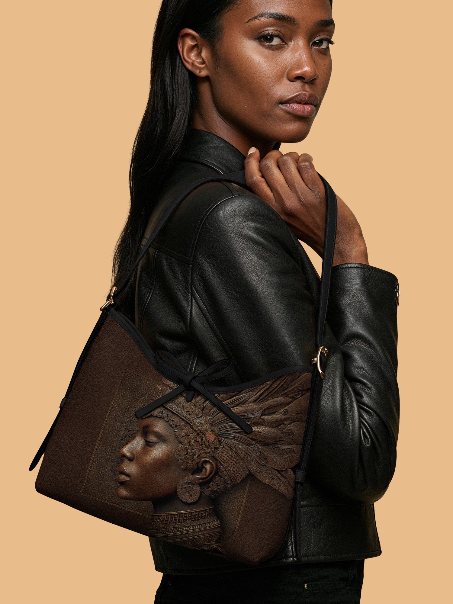 Back To Africa V1 Bowline Hobo Bag QR0XD730