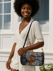 Midnight Zebra Classic Zip Pochette QR0TV259