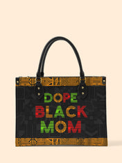 DOPE BLACK MOM Juneteenth Premium Leather Handbag QR0XD1033