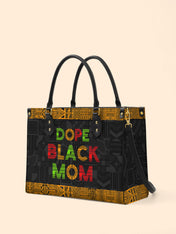 DOPE BLACK MOM Juneteenth Premium Leather Handbag QR0XD1033