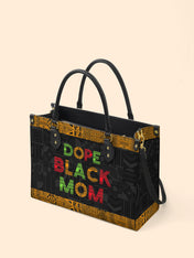 DOPE BLACK MOM Juneteenth Premium Leather Handbag QR0XD1033