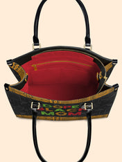 DOPE BLACK MOM Juneteenth Premium Leather Handbag QR0XD1033