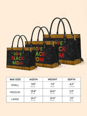 DOPE BLACK MOM Juneteenth Premium Leather Handbag QR0XD1033