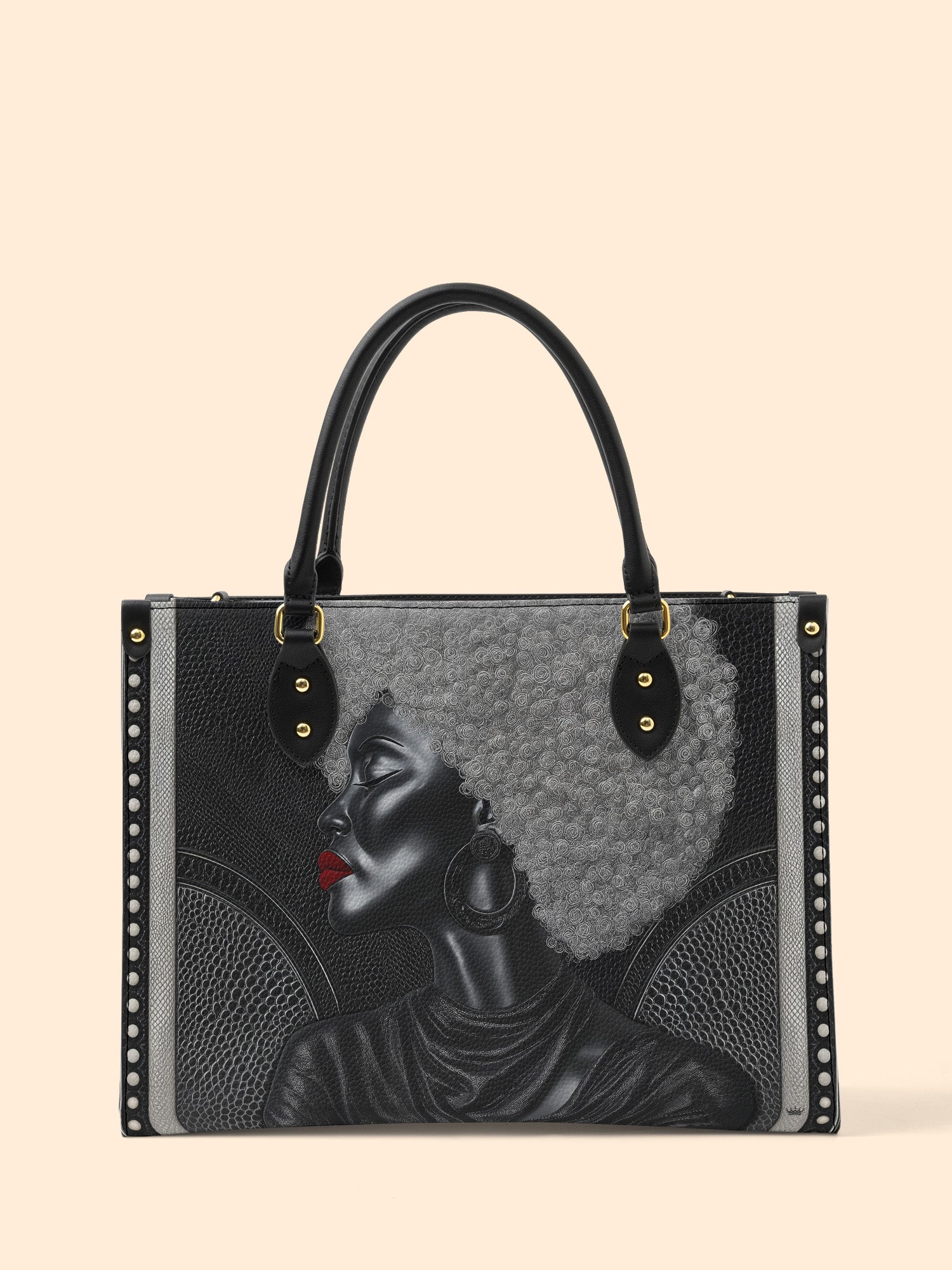 Silver Crown Matriarch Premium Leather Handbag QR0XD1034