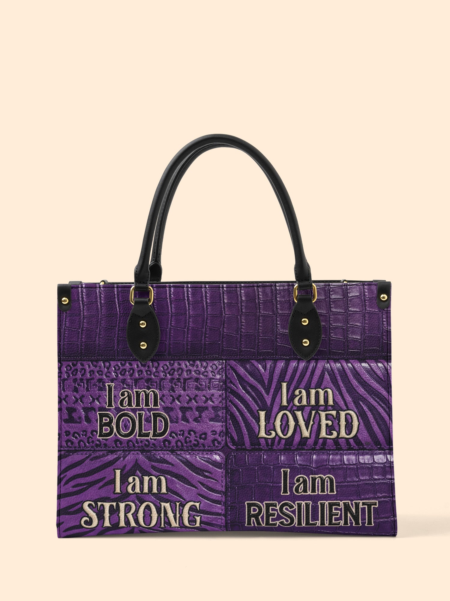 Resilient Spirit Premium Leather Handbag QR0XD1049