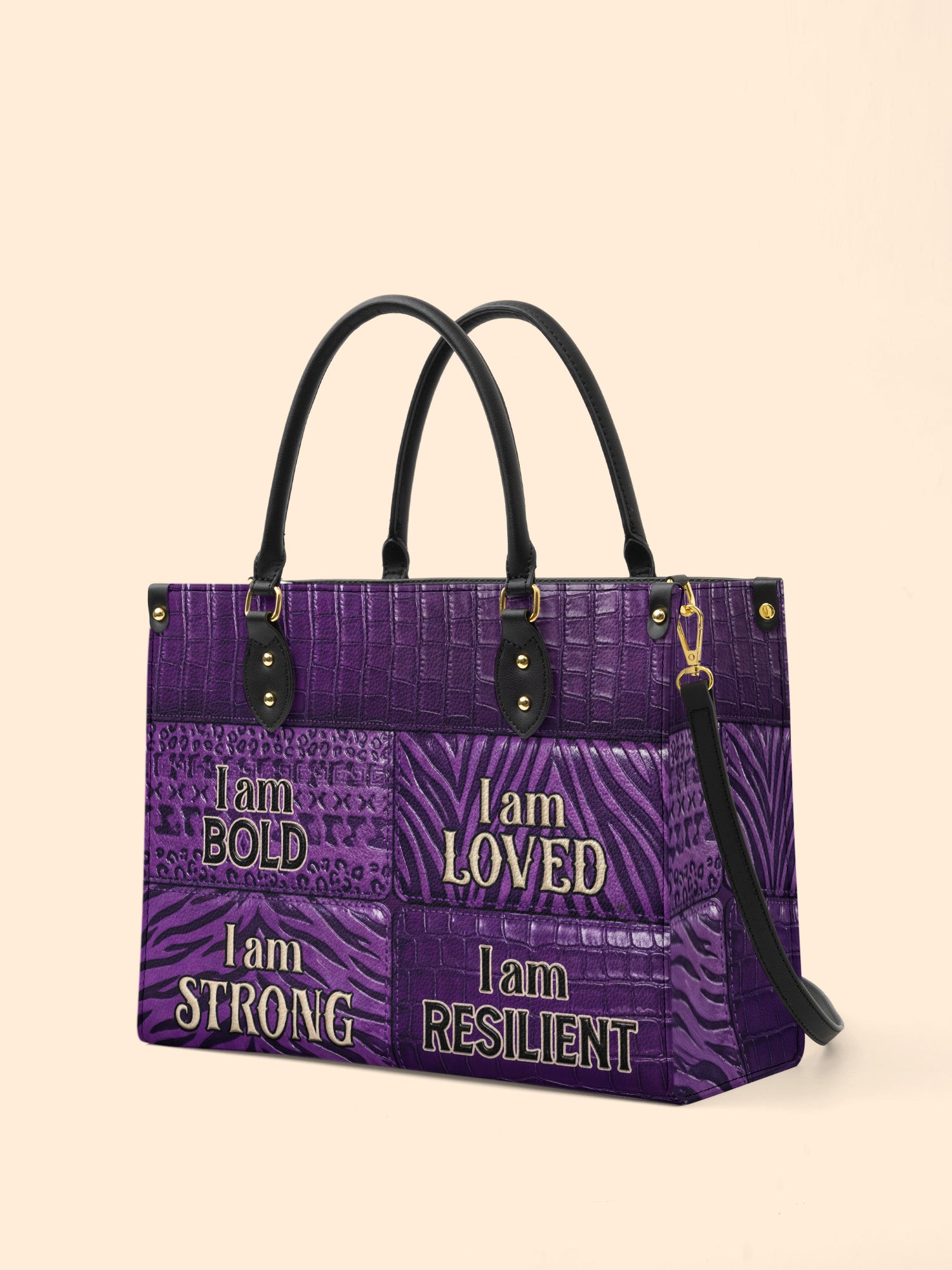 Resilient Spirit Premium Leather Handbag QR0XD1049