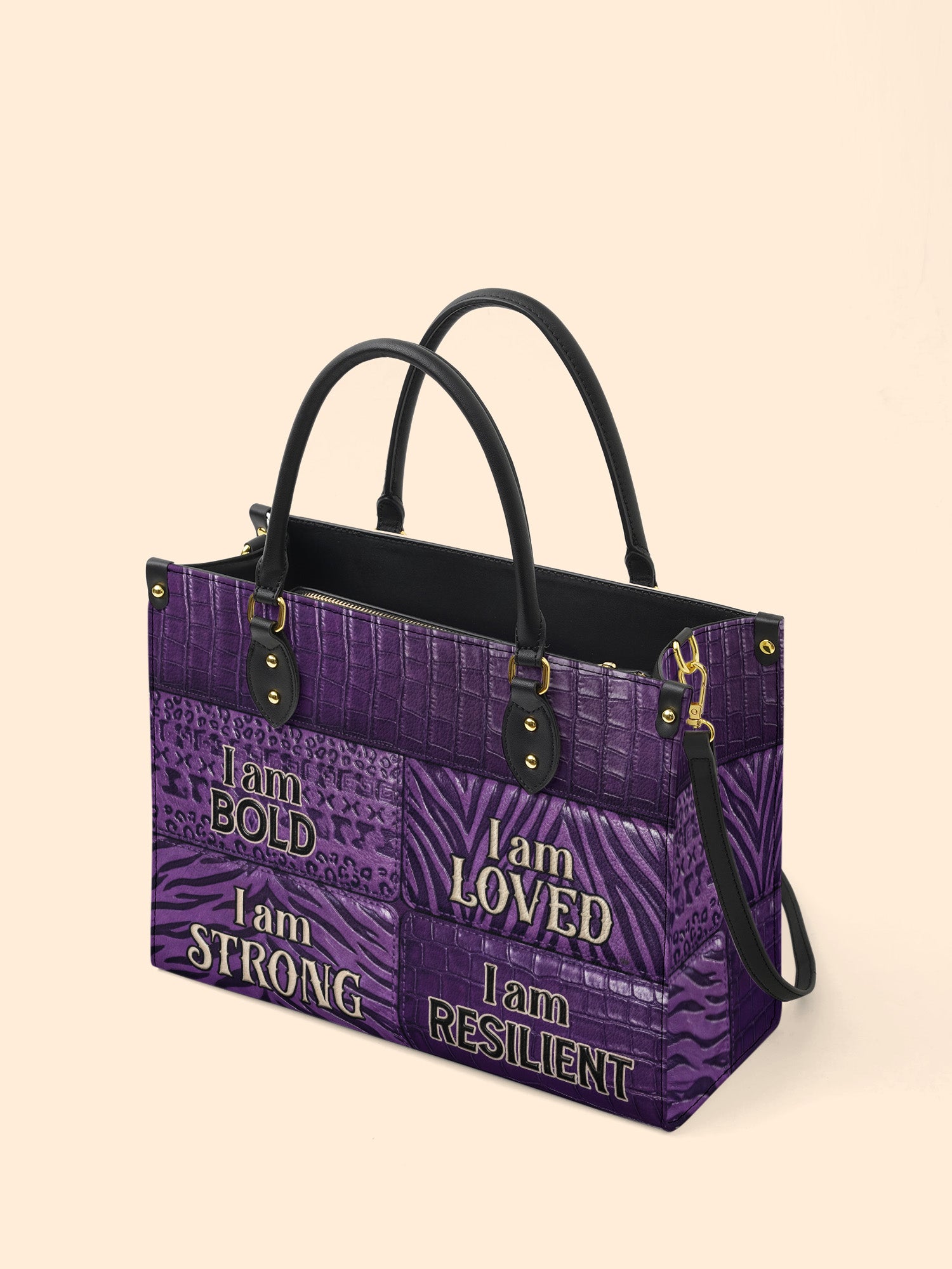 Resilient Spirit Premium Leather Handbag QR0XD1049