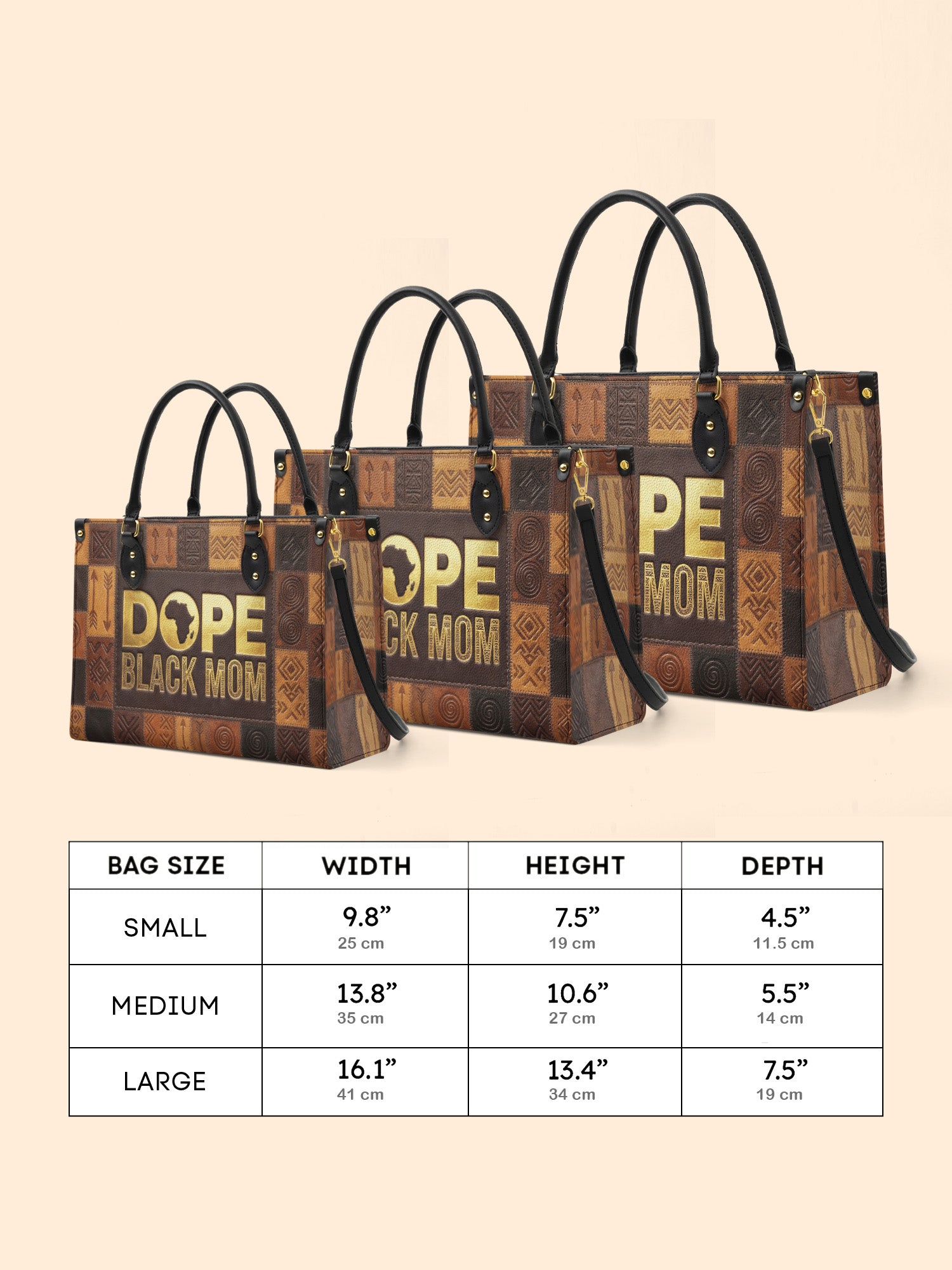 Dope Mom Legacy Premium Leather Handbag QR0TV269