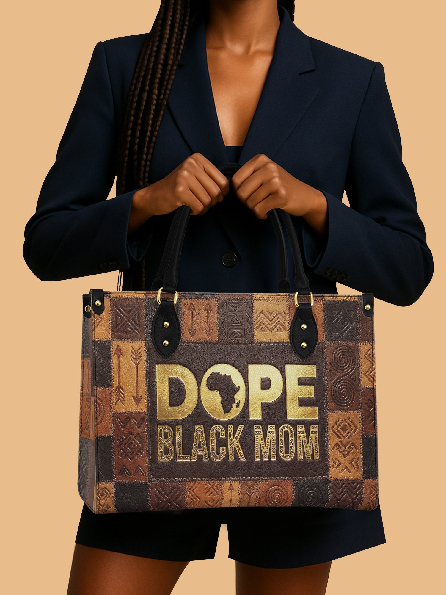 Dope Mom Legacy Premium Leather Handbag QR0TV269