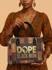 Dope Mom Legacy Premium Leather Handbag QR0TV269