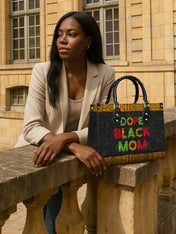 DOPE BLACK MOM Juneteenth Premium Leather Handbag QR0XD1033