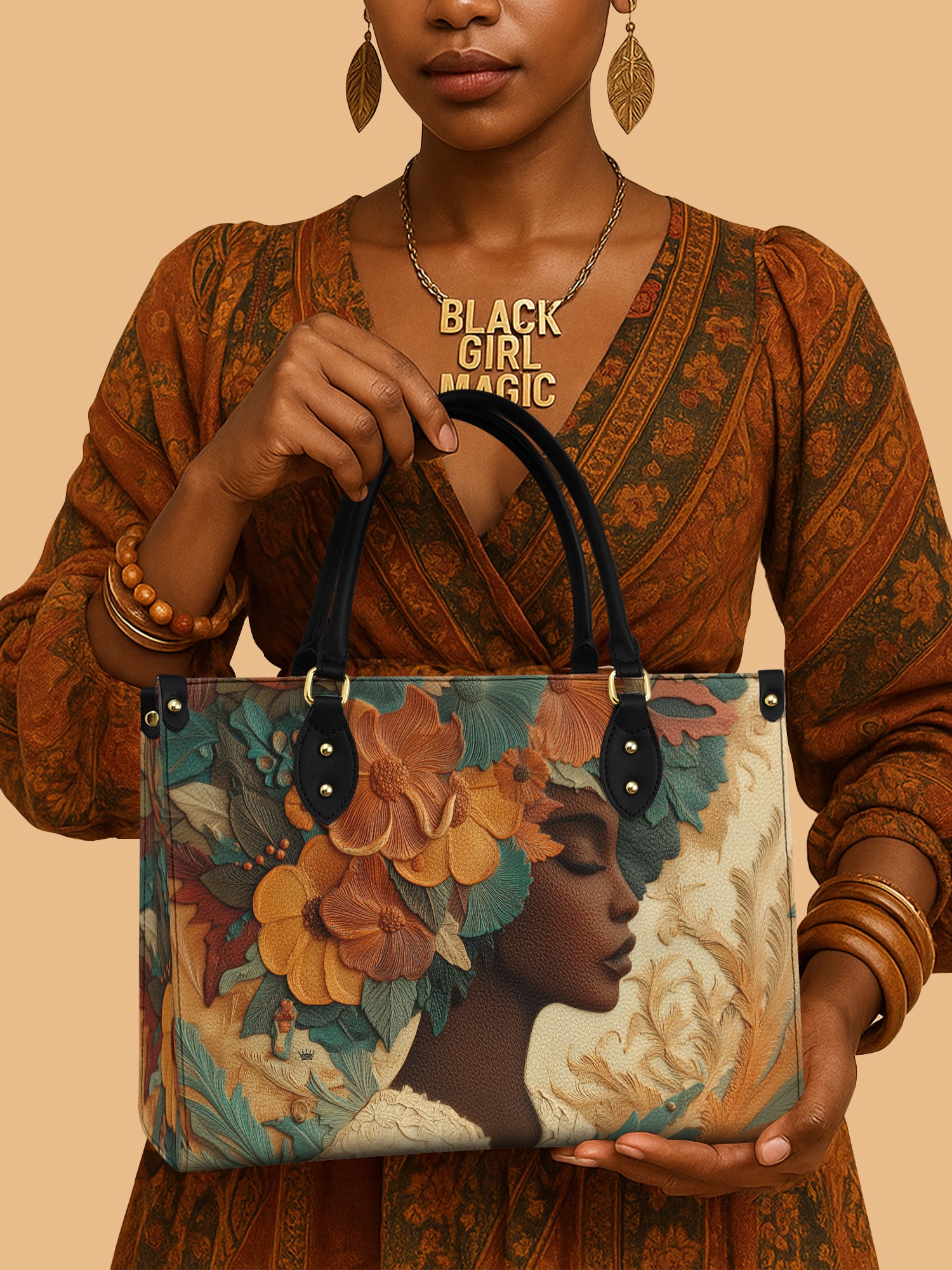 Blossom Divinity Premium Leather Handbag QR0HH070