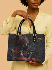 Sacred Roots Premium Leather Handbag QR0TD561