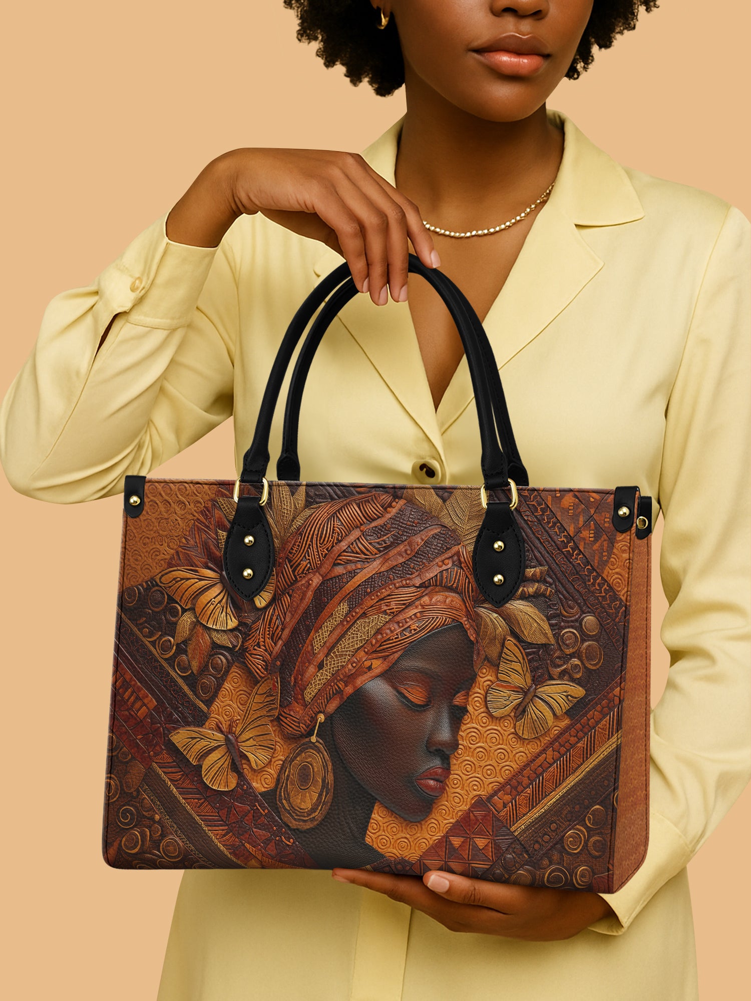 Ancestral Grace Premium Leather Handbag QR0TD624