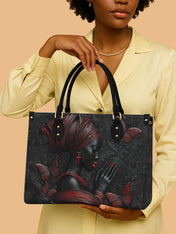 Sacred Roots Premium Leather Handbag QR0TD561