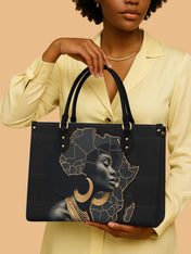 Africa Bound Premium Leather Handbag QR0TD174