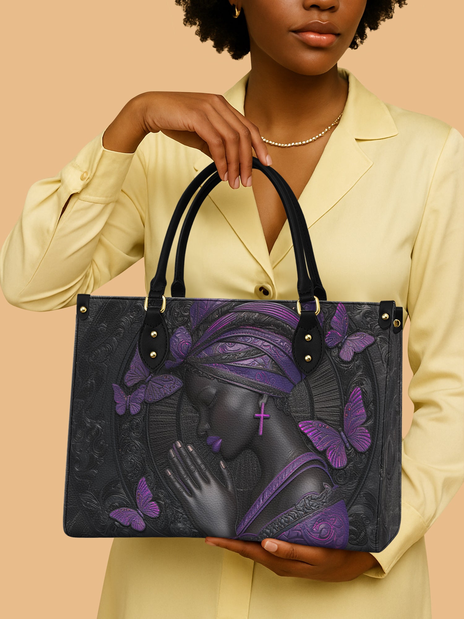 Faith Ancestral Premium Leather Handbag QR0TD559