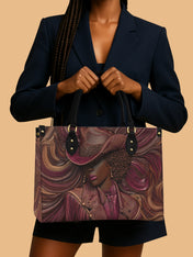 Radiant Melanin Premium Leather Handbag QR0TD229